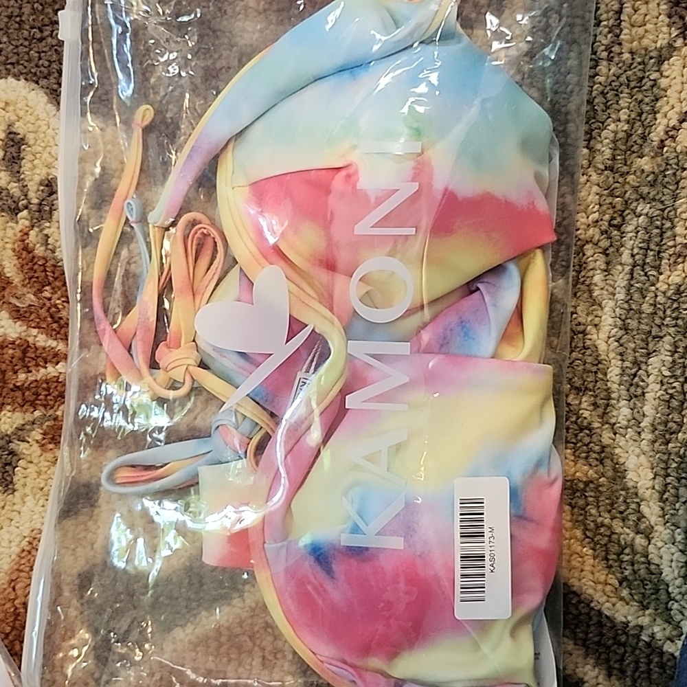 Kamone Tie-Dye Pastel Bikini Set - Multicolor